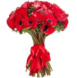 Red Anemone Bouquet - Flowers Box London