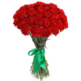 Red Carnations Bouquet - Flowers Box London