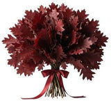 Red Oak Leaves Bouquet - Flowers Box London