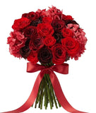 Red Shades Bouquet - Flowers Box London