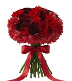 Red Shades Bouquet - Flowers Box London