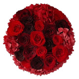 Red Shades Bouquet - Flowers Box London