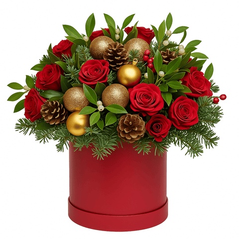 Refined Holiday Signature Box - Flowers Box London