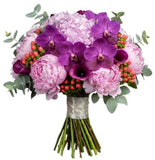 Romance in Orchid Hues Bouquet