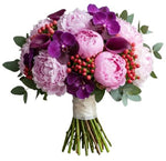 Romance in Orchid Hues Bouquet