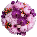 Romance in Orchid Hues Bouquet