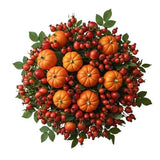 Rose Hips Berries and Mini Pumpkin Bouquet - Flowers Box London