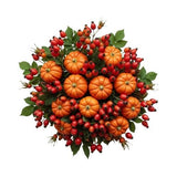 Rose Hips Berries and Mini Pumpkin Bouquet - Flowers Box London