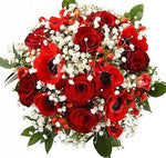 Roses and Anemones Bridal Bouquet