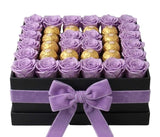 Roses and Chocolate Signature Box - Flowers Box London