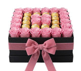 Roses and Chocolate Signature Box - Flowers Box London