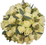 Roses and Populus with Berry Bouquet - Flowers Box London