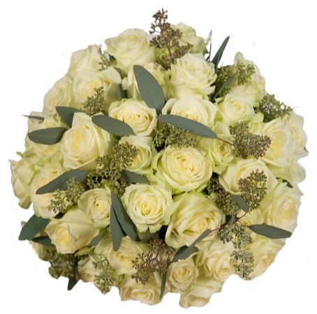 Roses and Populus with Berry Bouquet