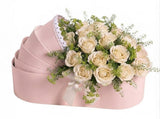 Roses in Cradle-Shaped Box - Flowers Box London
