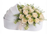 Roses in Cradle-Shaped Box - Flowers Box London