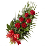 Roses Tied Sheaf - Flowers Box London