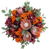 Rowan Glow and Protea Luxury Bouquet