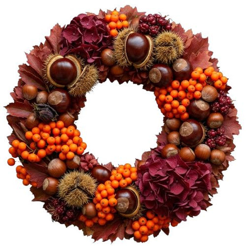 Rustic Autumn Harmony Wreath