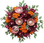 Rustic Bloom with Eucalyptus Bouquet - Flowers Box London