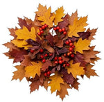 Rustic Bouquet of Oak Leaves and Rose Hips Berries - Flowers Box London