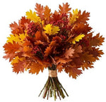 Rustic Bouquet of Oak Leaves and Rose Hips Berries - Flowers Box London