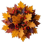 Rustic Bouquet of Oak Leaves and Rose Hips Berries - Flowers Box London