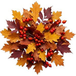 Rustic Bouquet of Oak Leaves and Rose Hips Berries - Flowers Box London