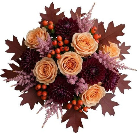 Rustic Elegance Bouquet - Flowers Box London