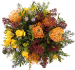 Rustic Sunrise Bloom Cluster Bouquet
