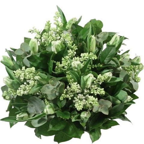 Scented Alabaster Garden Bouquet - Flowers Box London