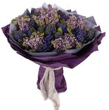 Scented Bouquet of Hyacinth and Purple Lilac - Flowers Box London