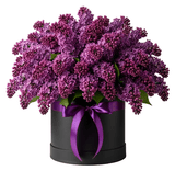 Scented Lilac Flower Box - Flowers Box London