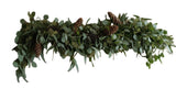 Season’s Glow Eucalyptus & Long Cones Garland - Flowers Box London