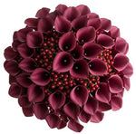 Shadows and Scarlet Blooms Bouquet - Flowers Box London