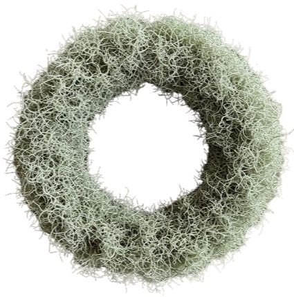 Silver Tillandsia Door Wreath - Flowers Box London