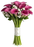Snowberry Kissed Calla Dreams Bouquet - Flowers Box London