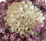 Snug Bouquet of Tulips and Lilac - Flowers Box London