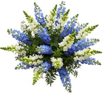 Splendid Bouquet of Blue Delphinium and Snapdragons