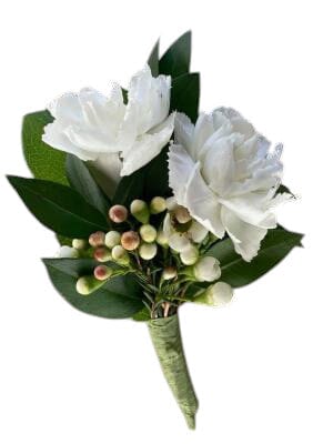 Spray Carnations Buttonhole - Flowers Box London