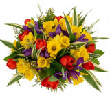Spring Bouquet of Daffodils and Irises - Flowers Box London