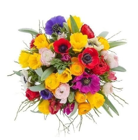 Springtime Colorful Bouquet - Flowers Box London