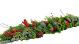 Spruce and Conifer with Ilex Berry Xmas Garland - Flowers Box London