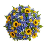 Summer Sunshine and Sky Bouquet - Flowers Box London