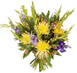 Sunny Bouquet of Chrysanthemum and Gladioli - Flowers Box London