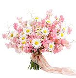 Sweet Pea and Daisy Bouquet - Flowers Box London
