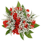 Sweet Pea and Lily of Valley Bouquet - Flowers Box London