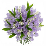 Sweet Pea and Lily of Valley Bouquet