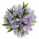 Sweet Pea and Lily of Valley Bouquet - Flowers Box London