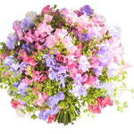 Sweet Pea with Greenery Bouquet
