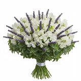 Sweet Pea with Lavender Bouquet - Flowers Box London